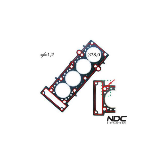 N57715NBASTOS - 141588PK JUNTA CABEÇOTE