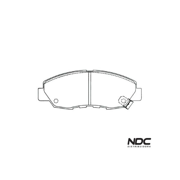 Pastilha Freio Acura Cl 97/99 Accord 1.8I 16V Aro 14 93/98
