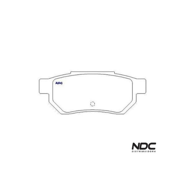 Pastilha Freio Accord 2.0 Ex Abs 87/89 Civic 1.6 I 16V 87/9