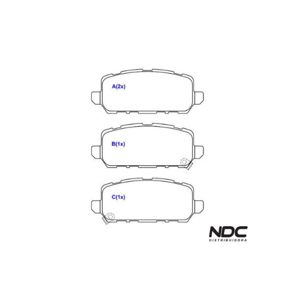 Pastilha Freio Accord 13/ Hr-V 1.5 16V 20/ Hr-V 1.8 15/