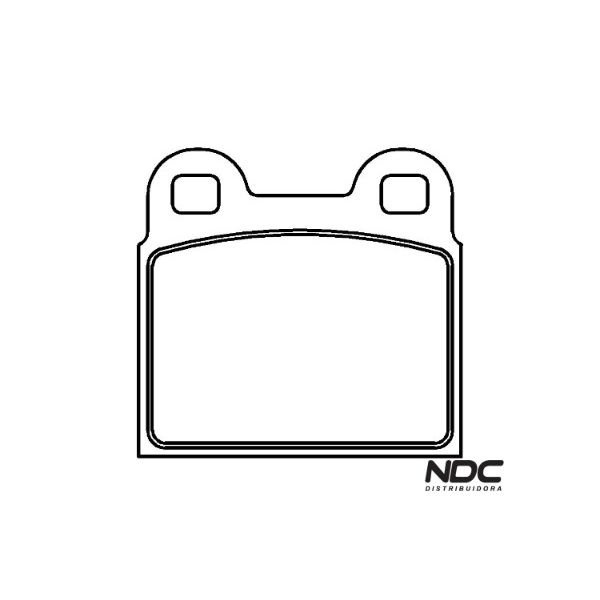 N42265ECO - ECO1054 PASTILHA FREIO