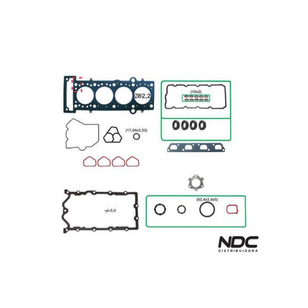 N57597NBASTOS - 141089ML JOGO JUNTA MOTOR COMPLETO