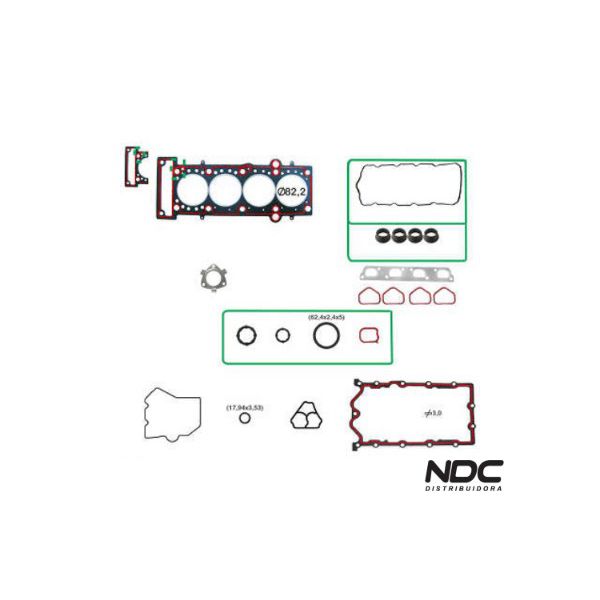 N57599NBASTOS - 141090PK JOGO JUNTA MOTOR COMPLETO