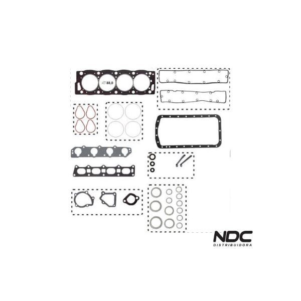 N57619NBASTOS - 1510144PK JOGO JUNTA MOTOR COMPLETO
