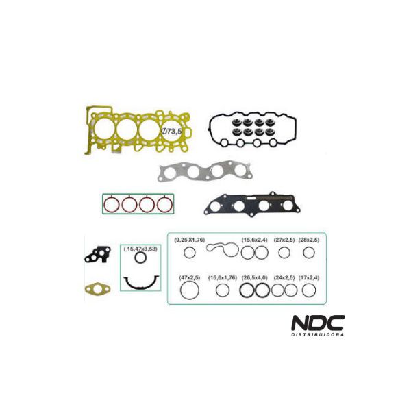 N57627NBASTOS - 1510169ML JOGO JUNTA MOTOR COMPLETO