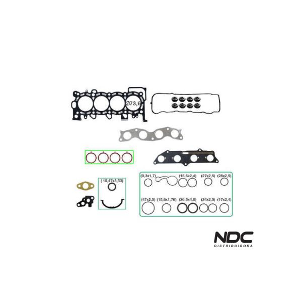 N57629NBASTOS - 1510170PK JOGO JUNTA MOTOR COMPLETO