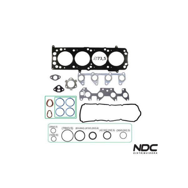 N57852NBASTOS - 1212124ML JOGO JUNTA MOTOR SUPERIOR