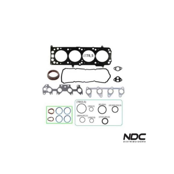N57857NBASTOS - 1212137PK JOGO JUNTA MOTOR SUPERIOR