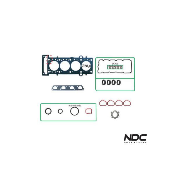 N57932NBASTOS - 141287ML JOGO JUNTA MOTOR SUPERIOR