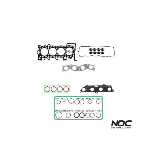 N57968NBASTOS - 1512170ML JOGO JUNTA MOTOR SUPERIOR