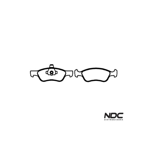 N54969ECO - ECO1008 PASTILHA FREIO