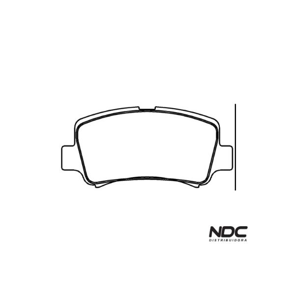 N47571ECO - ECO1400 PASTILHA FREIO