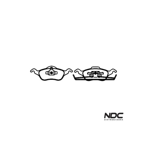 N50157ECO - ECO1233 PASTILHA FREIO