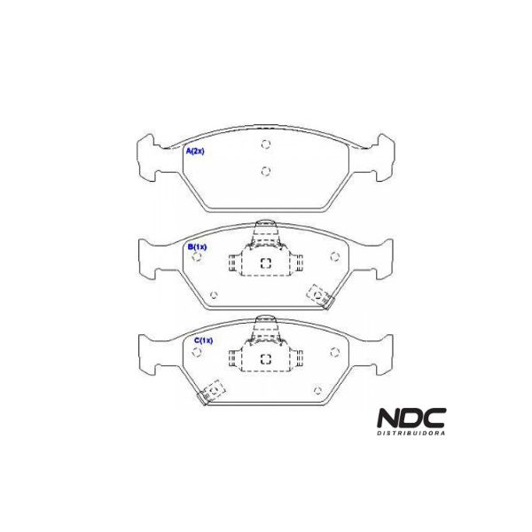 N50178ECO - ECO1426 PASTILHA FREIO