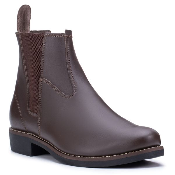 Botina Masculina Levis Café com Sola Latex 