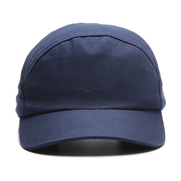 BONÉ EM BRIM PESADO AZUL COM CASQUETE E REGULADOR PLÁSTICO