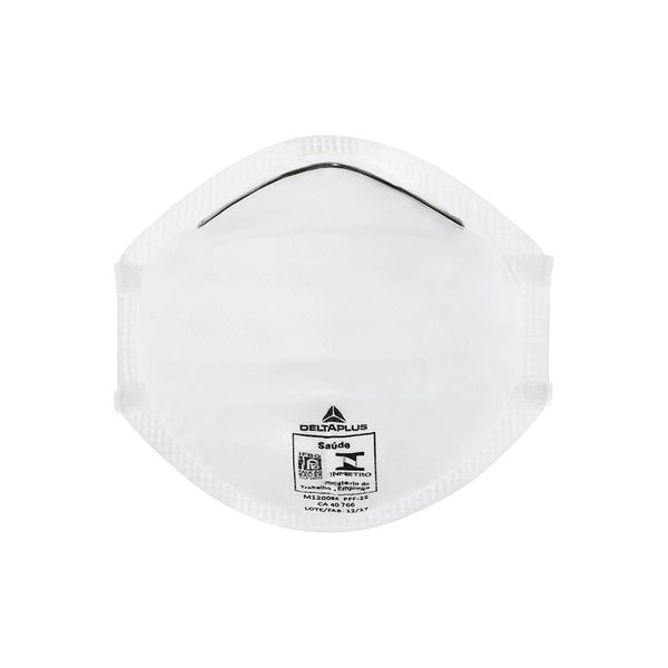 RESPIRADOR PFF2 TIPO CONCHA SEM VÁLVULA BRANCO CONFORT DELTA PLUS