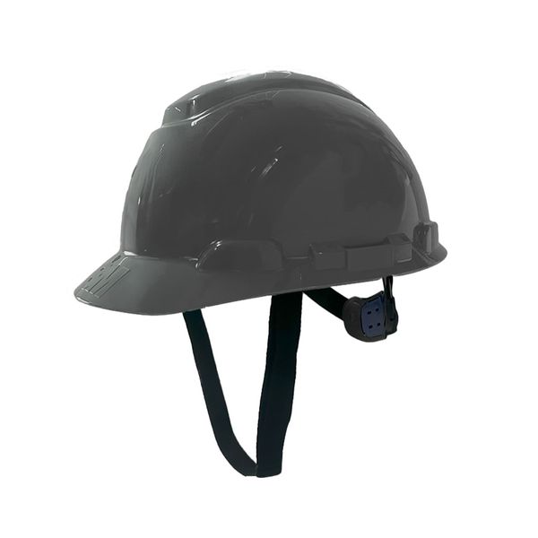 CAPACETE ABA FRONTAL COM CARNEIRA E JUGULAR TÊXTIL CINZA H-700