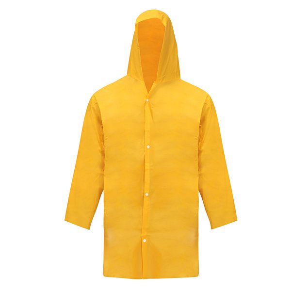 CAPA DE CHUVA EM PVC AMARELA FORRADA PLASTCOR