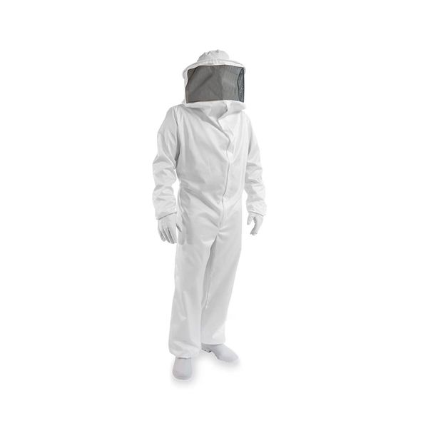 MACACÃO APICULTOR BRANCO COM CAPUZ API 100