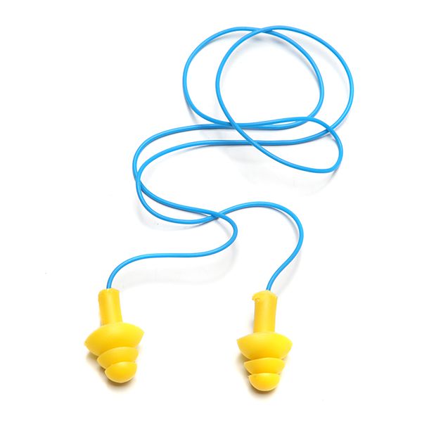 PROTETOR AURICULAR EM COPOLÍMERO COM CORDÃO 16 DB AMARELO MAXIMUS