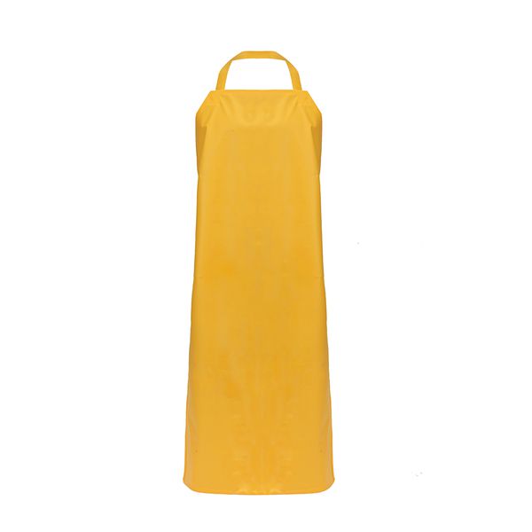 AVENTAL DE PVC FORRADO AMARELO COM FIVELA DE AJUSTE 1,20 X 0,70 M