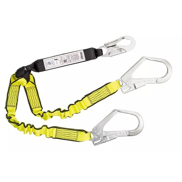 TALABARTE EM Y MOSQUETÃO 55MM COM ELÁSTICO E ABS 1,40 M VIC-23.605