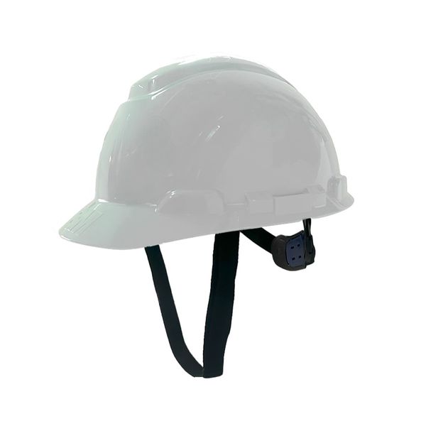 CAPACETE ABA FRONTAL COM CARNEIRA E JUGULAR TÊXTIL BRANCO H-700