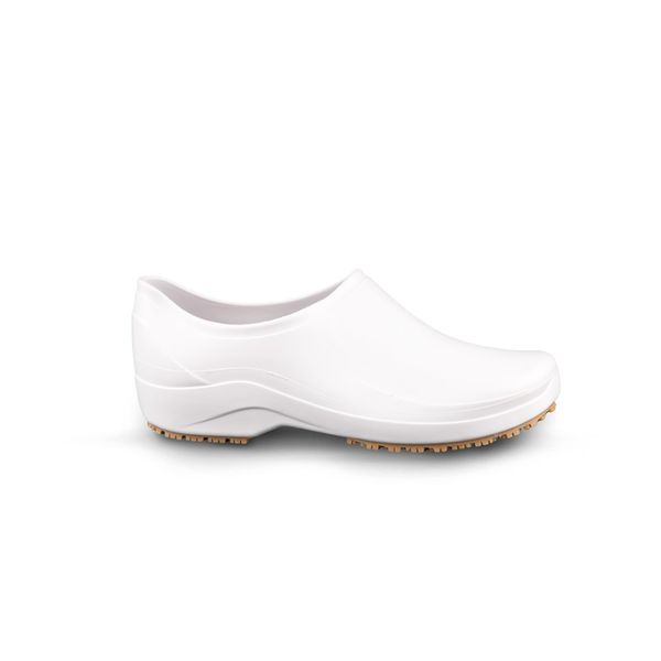 SAPATO GRIP COM SOLADO ANTIDERRAPANTE BRANCO STEELFLEX