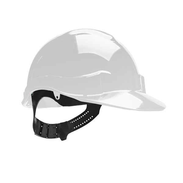 CAPACETE ABA FRONTAL COM CARNEIRA PLÁSTICA SEM JUGULAR BRANCO GENESIS LIBUS