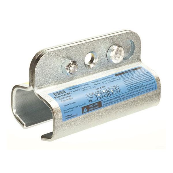 CONECTOR DE ANCORAGEM DESLIZANTE PARA TRILHO DESLIZANTE RAIL SLIDER ATÉ 64MM SFPRS6000 MSA