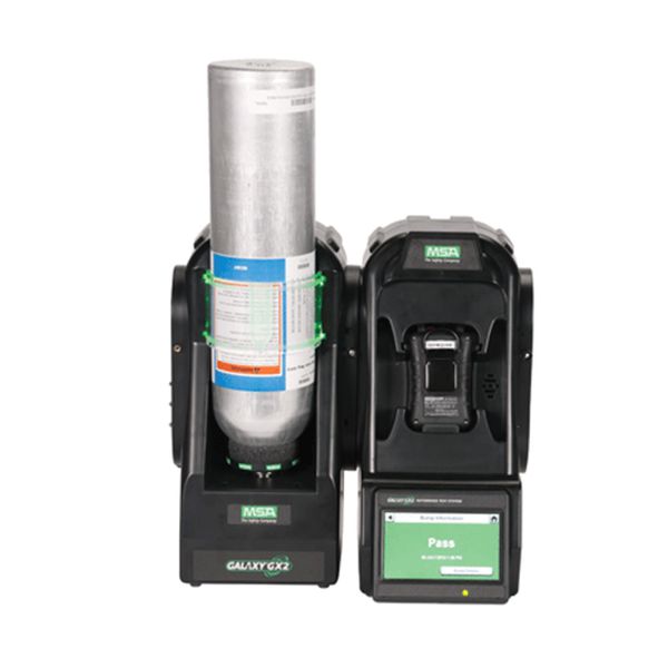 SISTEMA DE TESTE E AJUSTE AUTOMÁTICO GALAXY GX2 - ALTAIR 4, 4X, 4XR 1 VÁLVULA SUPORTE PARA 1 CILINDRO MSA