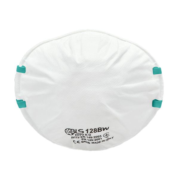 RESPIRADOR PFF2 BLS 128B SEM VÁLVULA TIPO CONCHA BRANCO CA 33803
