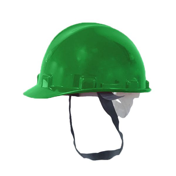 CAPACETE ABA FRONTAL VERDE COM CARNEIRA PLÁSTICA ULTRA MASTER SMI