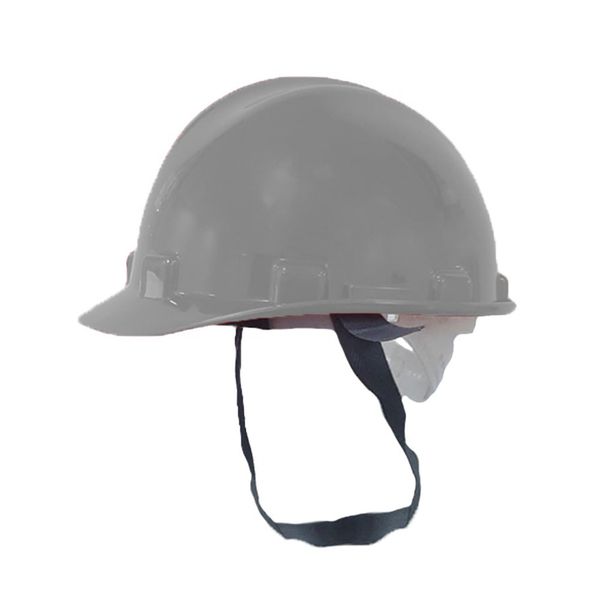 CAPACETE ABA FRONTAL CINZA COM CARNEIRA PLÁSTICA ULTRA MASTER SMI
