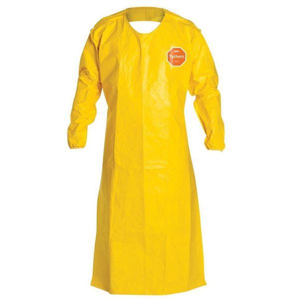 AVENTAL BARBEIRO TYCHEM 2000 DUPONT QC278B AMARELO TAM UNICO CA 43001