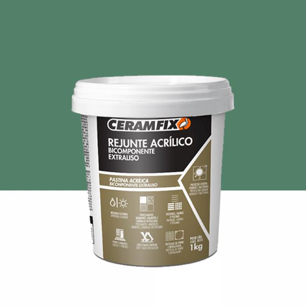 Rejunte Acrilico Ceramfix - Verde Macuco 1KG