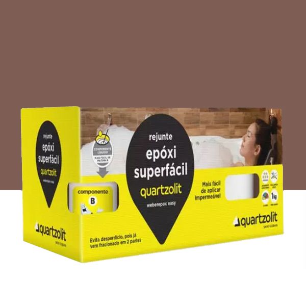 Epoxi Superfácil Quartzolit - Marrom Café 1KG