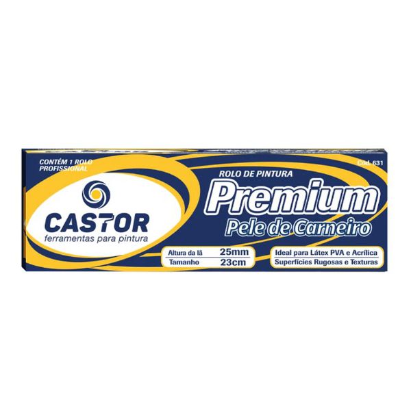 ROLO PELE DE CARNEIRO PREMIUM EXPORTACAO 25MM X 23