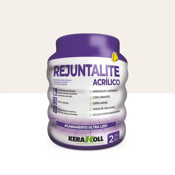 Rejunte Rejuntalite Acrílico kerakoll - Silver PT 2KG