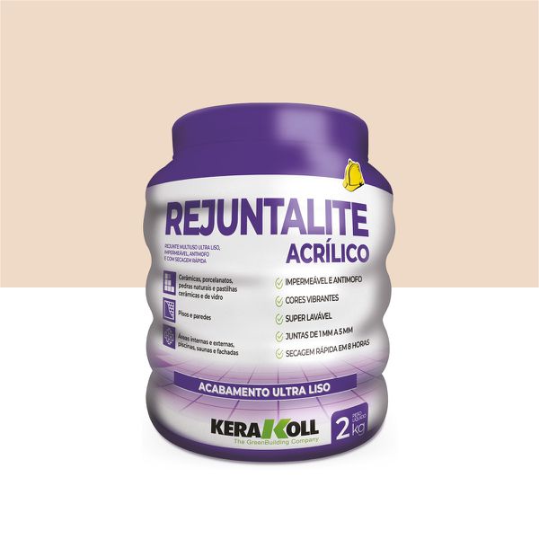 Rejunte Rejuntalite Acrílico kerakoll - Champagne PT 2KG