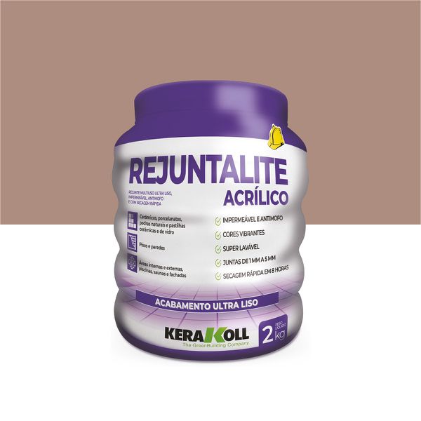 Rejunte Rejuntalite Acrílico kerakoll - Café PT 2KG