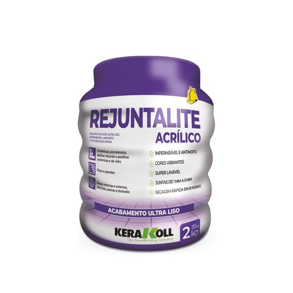 Rejunte Rejuntalite Acrílico kerakoll - Branco PT 2KG