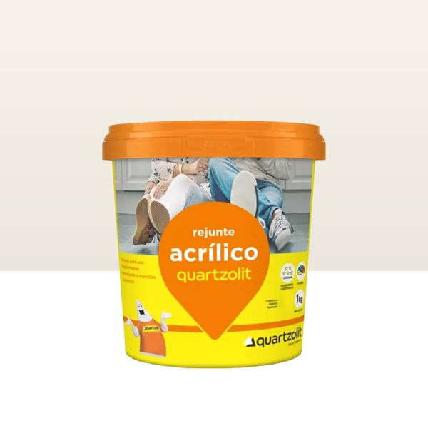 Rejunte Acrilico Quartzolit - Marfim 1KG