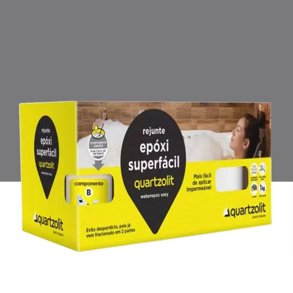 Epoxi Superfácil Quartzolit - Cinza Artico 1KG