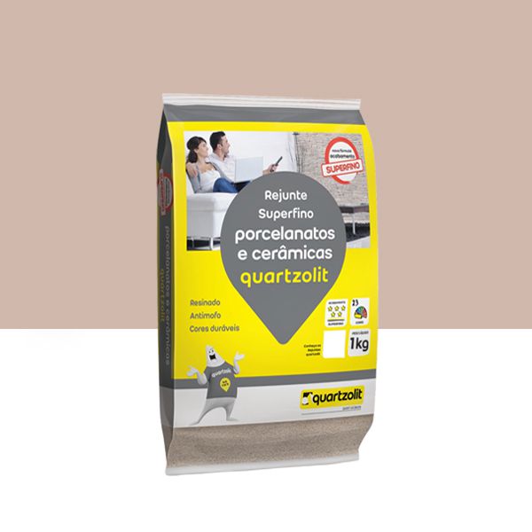 REJUNTE PORCELANATOS E CERÂMICAS QUARTZOLIT - KRAFT 1KG