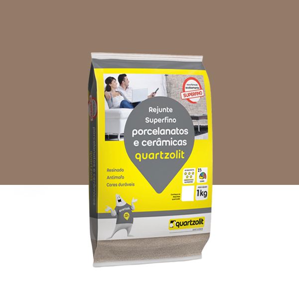 REJUNTE PORCELANATOS E CERÂMICAS QUARTZOLIT - ARGILA 1KG