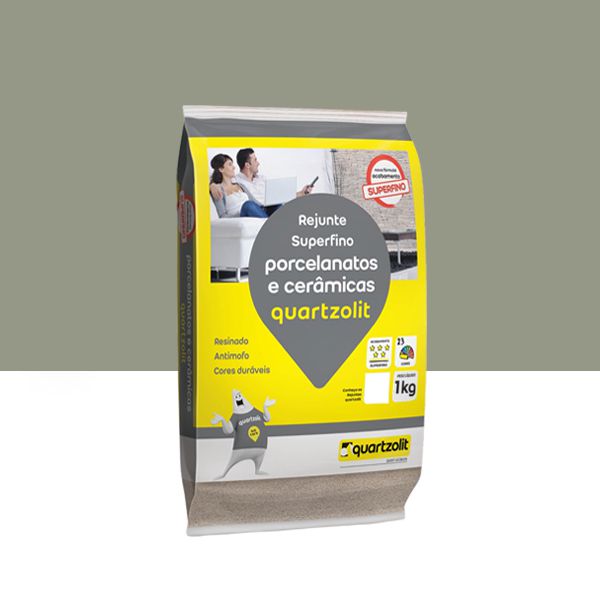 REJUNTE PORCELANATOS E CERÂMICAS QUARTZOLIT - VERDE FLORESTA 1KG