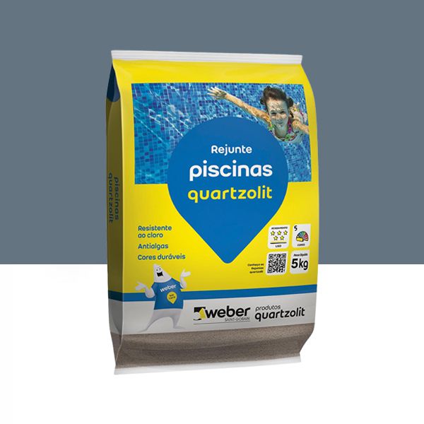 Rejunte Piscinas Quartzolit - Azul Cobalto 5Kg 