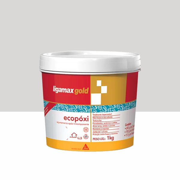 Ecopoxi Ligamax - Cinza 1KG